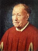 Jan Van Eyck Portrait of Cardinal Niccole Albergati oil painting artist